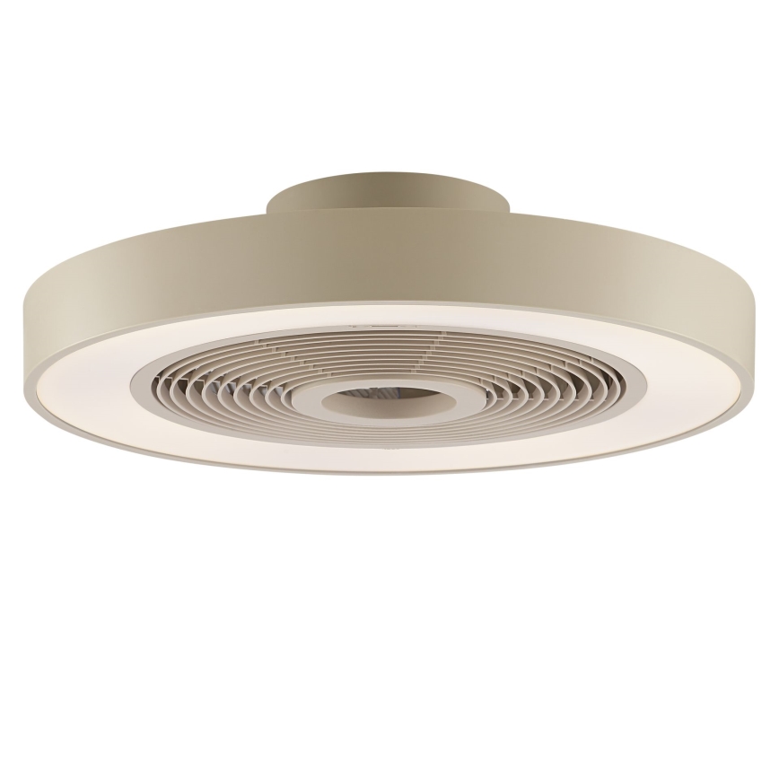 Brilliant - LED RGBW hämardatav laelamp ventilaatoriga CATANIA LED/37W/230V 2700-6500K läbimõõt 48,6 cm beež + kaugjuhtimispult