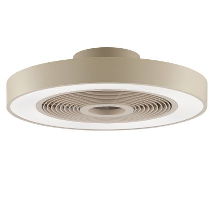 Brilliant - LED RGBW hämardatav laelamp ventilaatoriga CATANIA LED/37W/230V 2700-6500K läbimõõt 48,6 cm beež + kaugjuhtimispult