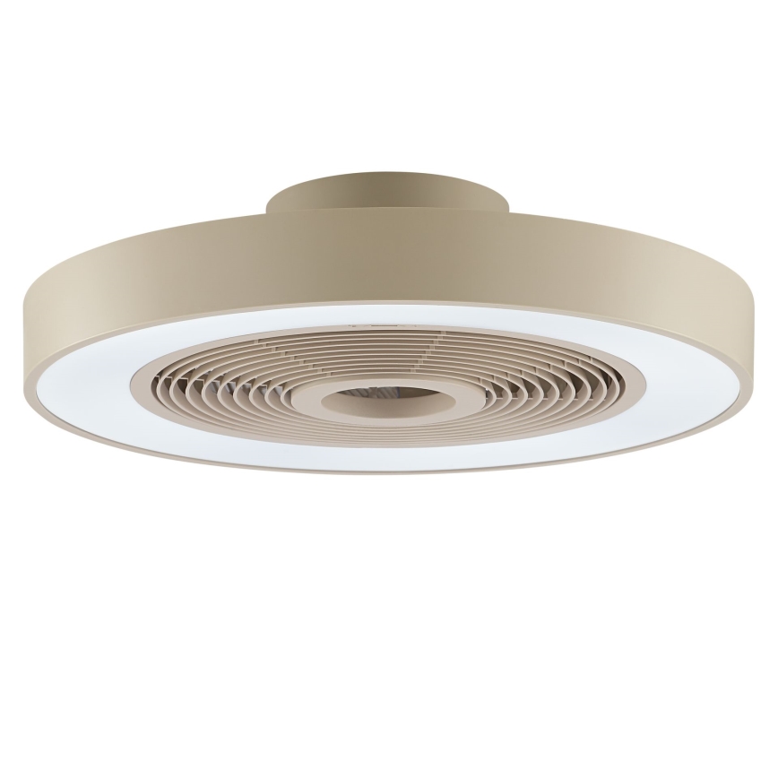 Brilliant - LED RGBW hämardatav laelamp ventilaatoriga CATANIA LED/37W/230V 2700-6500K läbimõõt 48,6 cm beež + kaugjuhtimispult