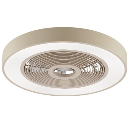 Brilliant - LED RGBW hämardatav laelamp ventilaatoriga CATANIA LED/37W/230V 2700-6500K läbimõõt 48,6 cm beež + kaugjuhtimispult