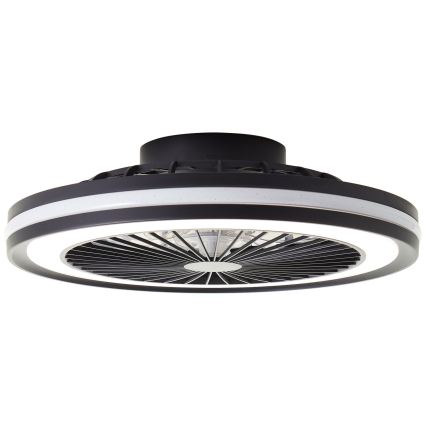 Brilliant - LED RGBW hämardatav laelamp ventilaatoriga PALMERO LED/40W/230V 2700-6500K läbimõõt 46,6 cm beež + kaugjuhtimispult