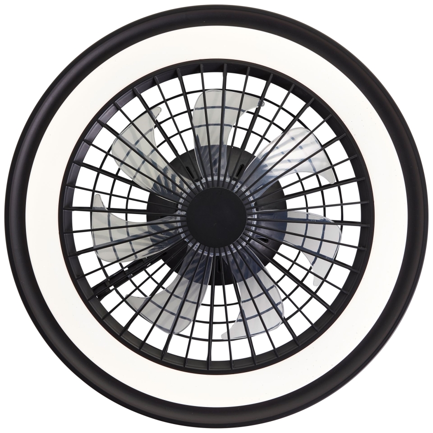 Brilliant - LED RGBW hämardatav laelamp ventilaatoriga PALMERO LED/40W/230V 2700-6500K läbimõõt 46,6 cm beež + kaugjuhtimispult