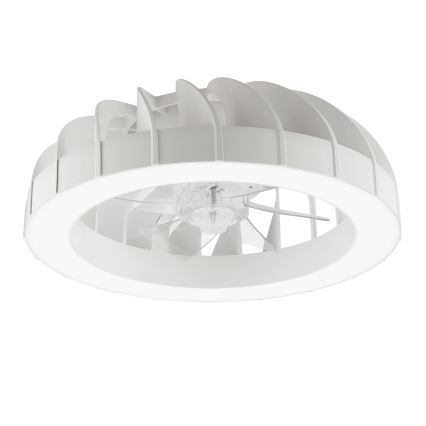 Brilliant - LED RGBW reguleeritav laeventilaator valgusega FANORA LED/30W/230V 2700-6500K läbimõõt 46 cm valge + kaugjuhtimispult