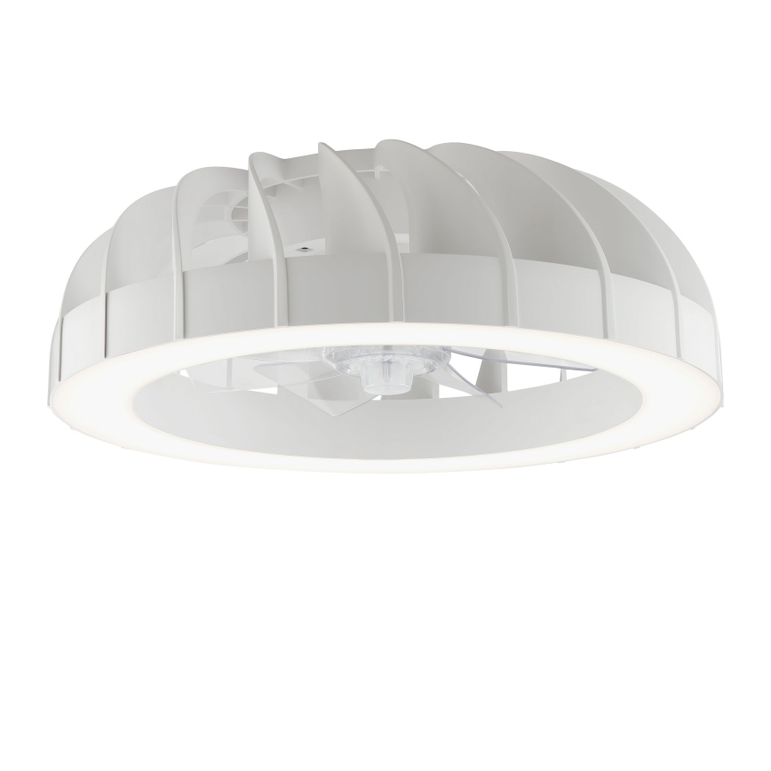 Brilliant - LED RGBW reguleeritav laeventilaator valgusega FANORA LED/30W/230V 2700-6500K läbimõõt 46 cm valge + kaugjuhtimispult