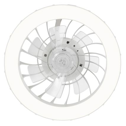 Brilliant - LED RGBW reguleeritav laeventilaator valgusega FANORA LED/30W/230V 2700-6500K läbimõõt 46 cm valge + kaugjuhtimispult