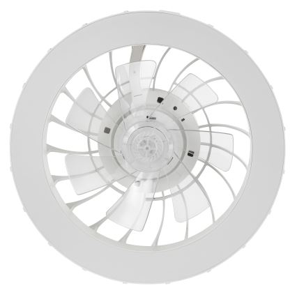 Brilliant - LED RGBW reguleeritav laeventilaator valgusega FANORA LED/30W/230V 2700-6500K läbimõõt 46 cm valge + kaugjuhtimispult