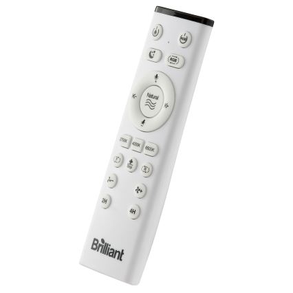 Brilliant - LED RGBW reguleeritav laeventilaator valgusega FANORA LED/30W/230V 2700-6500K läbimõõt 46 cm valge + kaugjuhtimispult