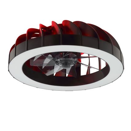 Brilliant - LED RGBW reguleeritav laeventilaator valgusega FANORA LED/30W/230V 2700-6500K läbimõõt 46 cm must + kaugjuhtimispult