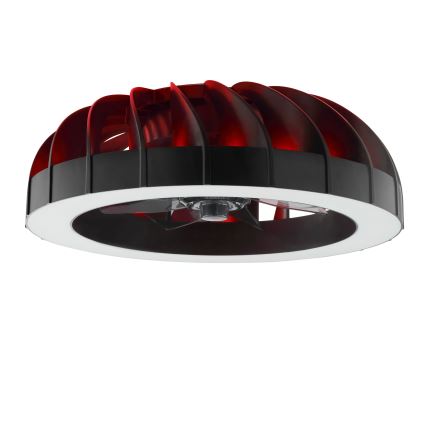 Brilliant - LED RGBW reguleeritav laeventilaator valgusega FANORA LED/30W/230V 2700-6500K läbimõõt 46 cm must + kaugjuhtimispult