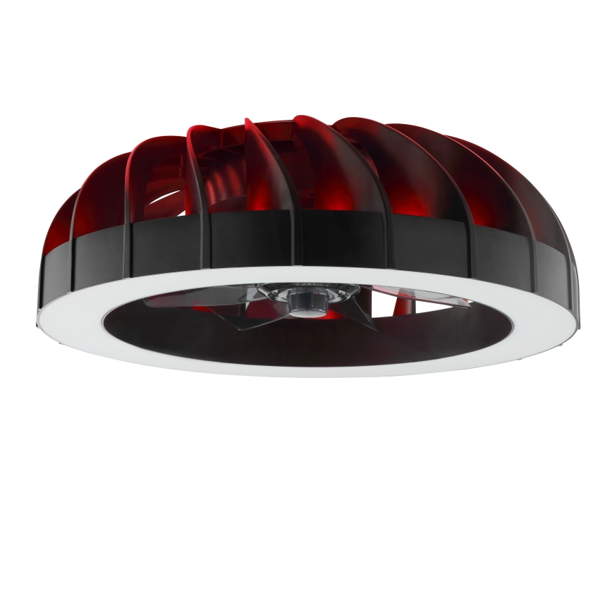 Brilliant - LED RGBW reguleeritav laeventilaator valgusega FANORA LED/30W/230V 2700-6500K läbimõõt 46 cm must + kaugjuhtimispult