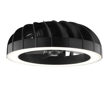 Brilliant - LED RGBW reguleeritav laeventilaator valgusega FANORA LED/30W/230V 2700-6500K läbimõõt 46 cm must + kaugjuhtimispult
