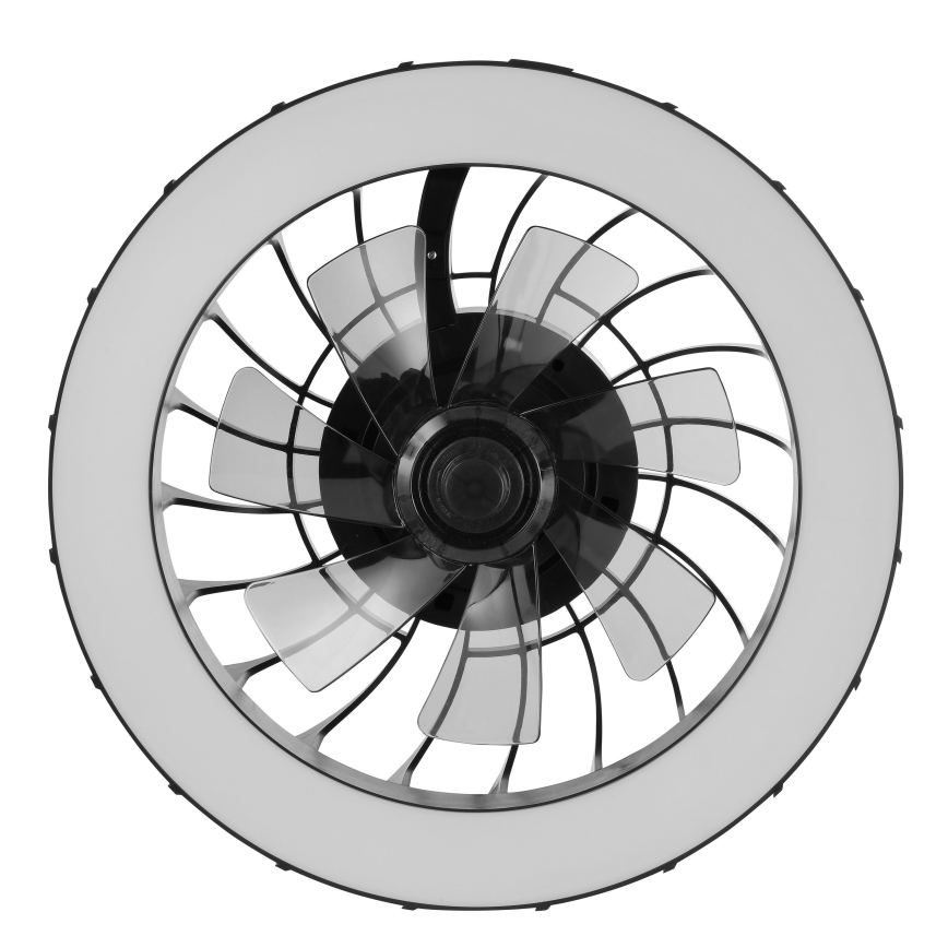 Brilliant - LED RGBW reguleeritav laeventilaator valgusega FANORA LED/30W/230V 2700-6500K läbimõõt 46 cm must + kaugjuhtimispult