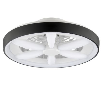 Brilliant - LED RGBW Hämardatav laeventilaator valgustiga GAIANO LED/48W/230V 2700-6500K must + kaugjuhtimispult