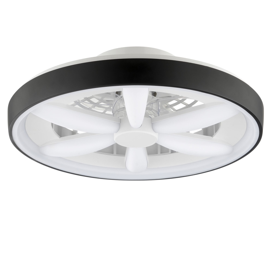 Brilliant - LED RGBW Hämardatav laeventilaator valgustiga GAIANO LED/48W/230V 2700-6500K must + kaugjuhtimispult
