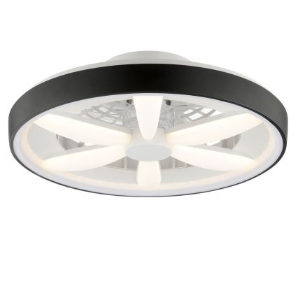 Brilliant - LED RGBW Hämardatav laeventilaator valgustiga GAIANO LED/48W/230V 2700-6500K must + kaugjuhtimispult