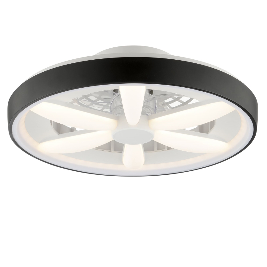 Brilliant - LED RGBW Hämardatav laeventilaator valgustiga GAIANO LED/48W/230V 2700-6500K must + kaugjuhtimispult