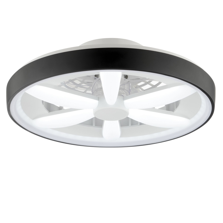 Brilliant - LED RGBW Hämardatav laeventilaator valgustiga GAIANO LED/48W/230V 2700-6500K must + kaugjuhtimispult