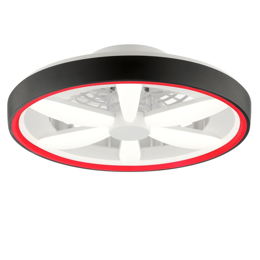 Brilliant - LED RGBW Hämardatav laeventilaator valgustiga GAIANO LED/48W/230V 2700-6500K must + kaugjuhtimispult