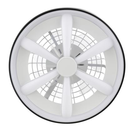 Brilliant - LED RGBW Hämardatav laeventilaator valgustiga GAIANO LED/48W/230V 2700-6500K must + kaugjuhtimispult