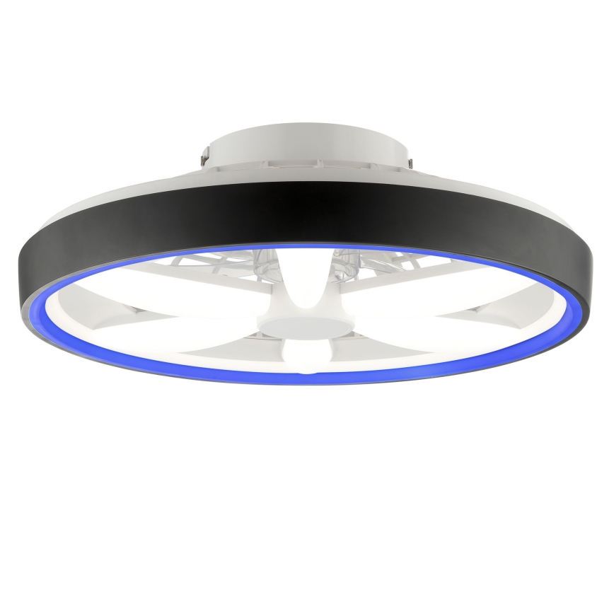 Brilliant - LED RGBW Hämardatav laeventilaator valgustiga GAIANO LED/48W/230V 2700-6500K must + kaugjuhtimispult