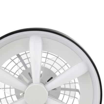 Brilliant - LED RGBW Hämardatav laeventilaator valgustiga GAIANO LED/48W/230V 2700-6500K must + kaugjuhtimispult