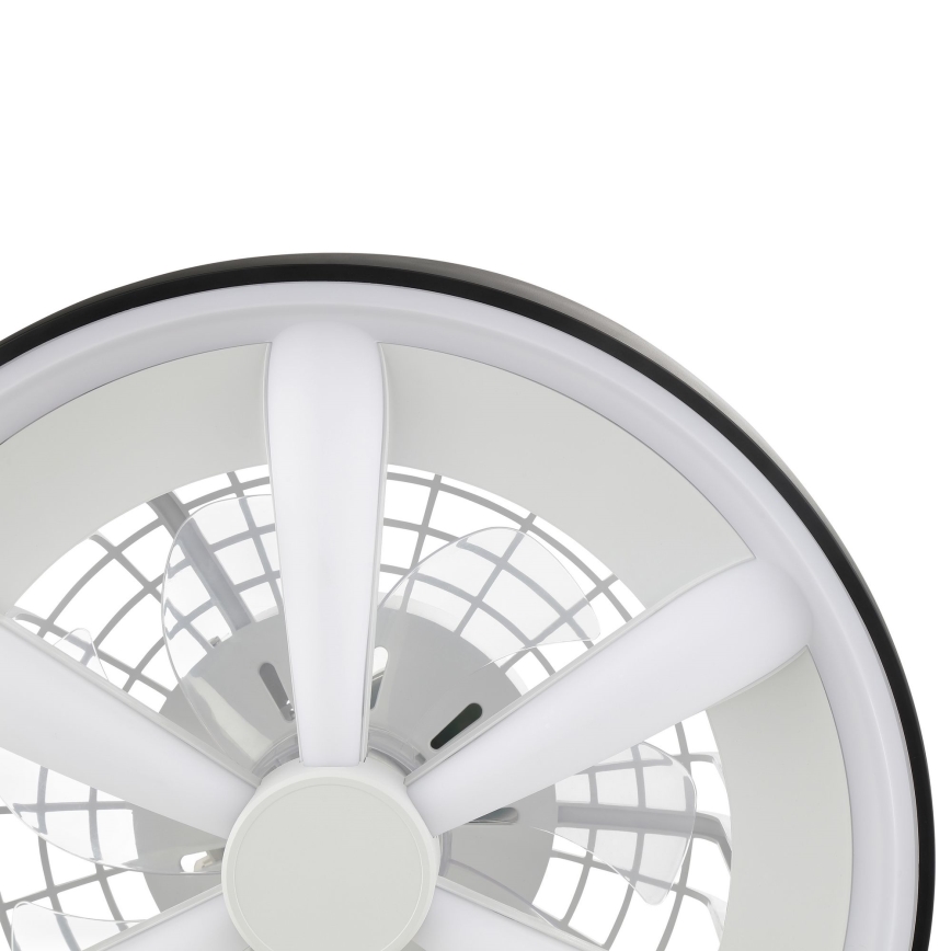 Brilliant - LED RGBW Hämardatav laeventilaator valgustiga GAIANO LED/48W/230V 2700-6500K must + kaugjuhtimispult