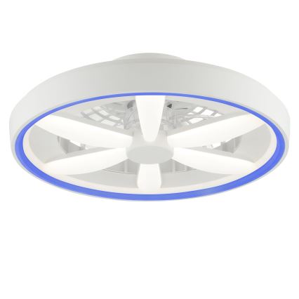 Brilliant - LED RGBW Hämardatav laeventilaator valgustiga GAIANO LED/48W/230V 2700-6500K valge + kaugjuhtimispult
