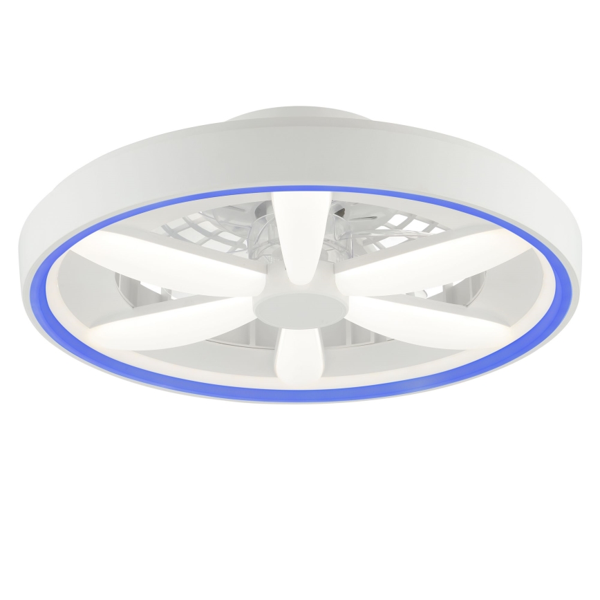 Brilliant - LED RGBW Hämardatav laeventilaator valgustiga GAIANO LED/48W/230V 2700-6500K valge + kaugjuhtimispult