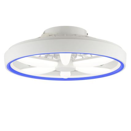 Brilliant - LED RGBW Hämardatav laeventilaator valgustiga GAIANO LED/48W/230V 2700-6500K valge + kaugjuhtimispult