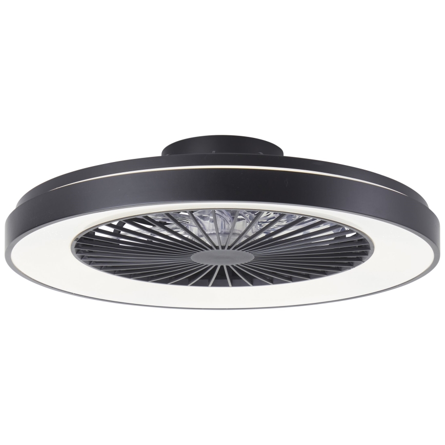 Brilliant - LED RGBW reguleeritav laeventilaator MAZZARO LED/24W/230V 3000-6500K läbimõõt 58 cm must + kaugjuhtimispult
