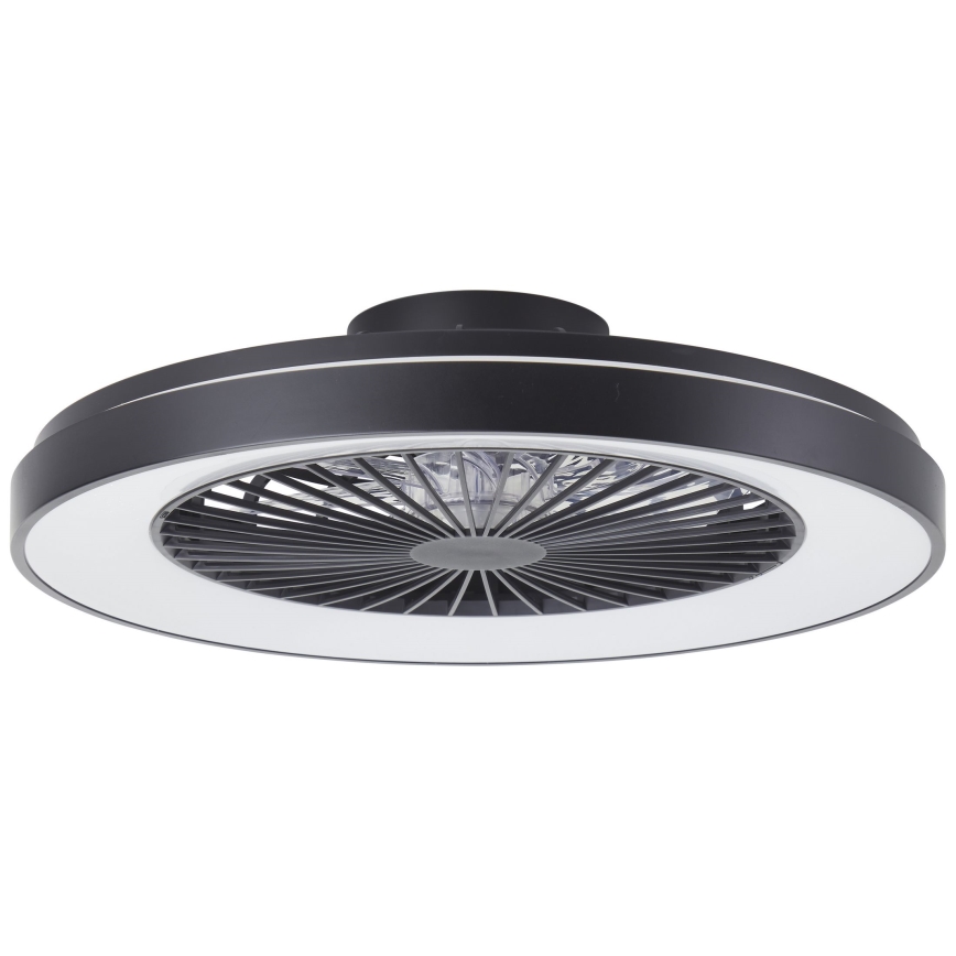 Brilliant - LED RGBW reguleeritav laeventilaator MAZZARO LED/24W/230V 3000-6500K läbimõõt 58 cm must + kaugjuhtimispult