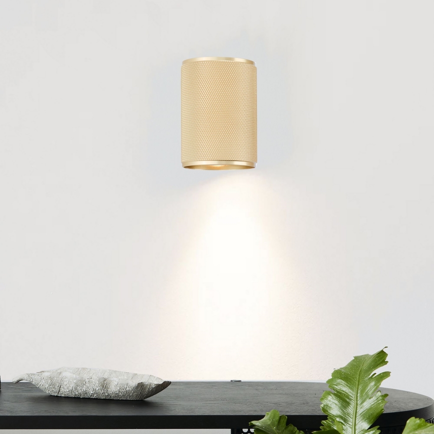Brilliant - LED Seinavalgusti MARTY 1xGU10/5W/230V kuldne