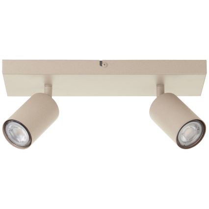 Brilliant - LED suunatav valgusti JELLO 2xGU10/5W/230V beež