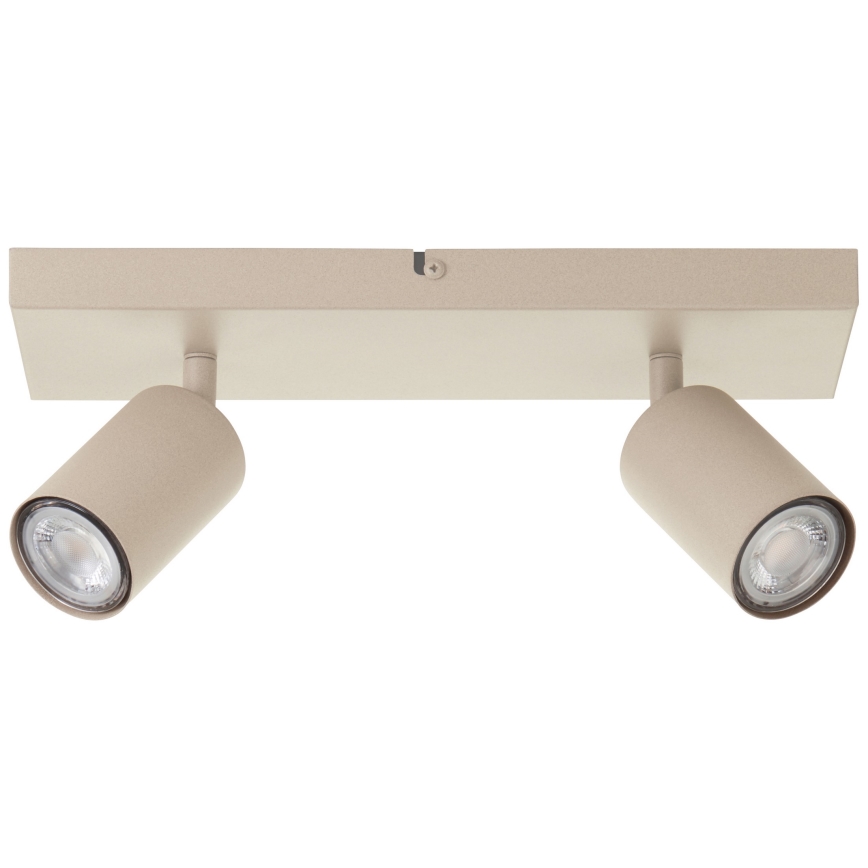 Brilliant - LED suunatav valgusti JELLO 2xGU10/5W/230V beež