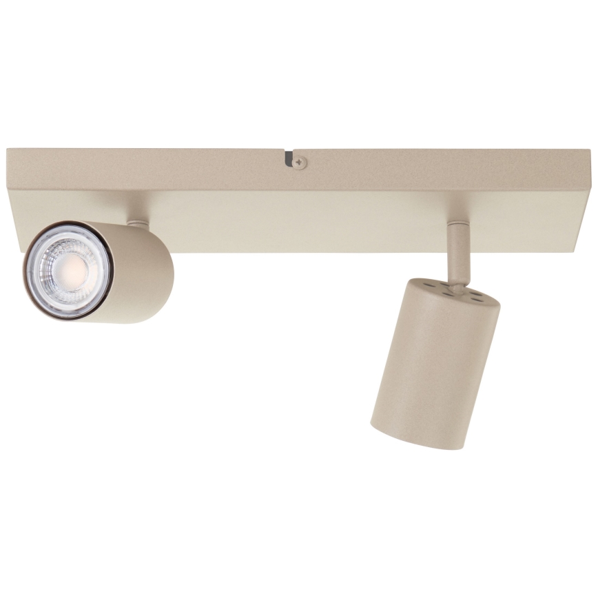 Brilliant - LED suunatav valgusti JELLO 2xGU10/5W/230V beež