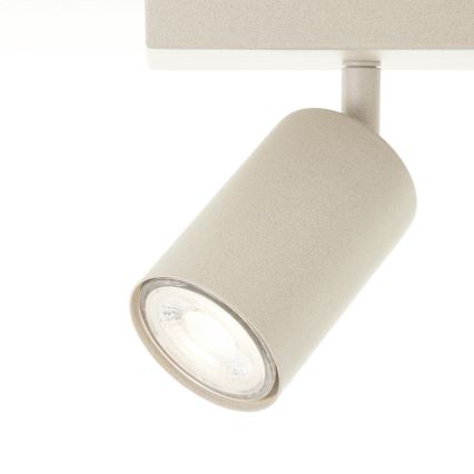 Brilliant - LED suunatav valgusti JELLO 2xGU10/5W/230V beež