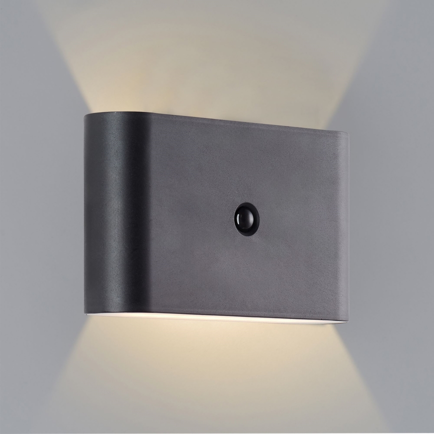 Brilliant - LED Väli laetav Seinavalgusti anduriga XINO LED/3W/5V 3600 mAh IP44 must