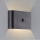 Brilliant - LED Väli laetav Seinavalgusti anduriga XINO LED/3W/5V 3600 mAh IP44 must