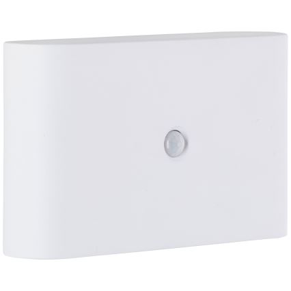 Brilliant - LED Väli laetav Seinavalgusti anduriga XINO LED/3W/5V 3600 mAh IP44 valge