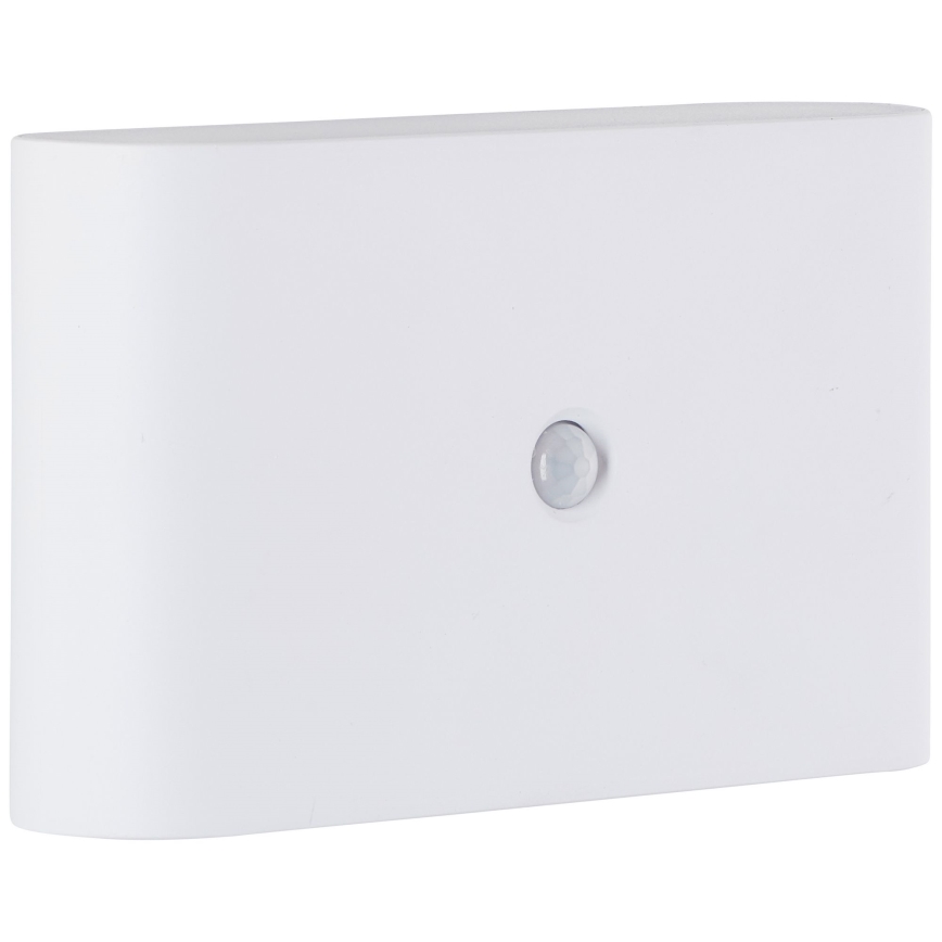 Brilliant - LED Väli laetav Seinavalgusti anduriga XINO LED/3W/5V 3600 mAh IP44 valge