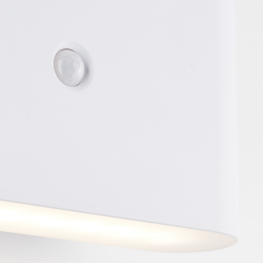 Brilliant - LED Väli laetav Seinavalgusti anduriga XINO LED/3W/5V 3600 mAh IP44 valge