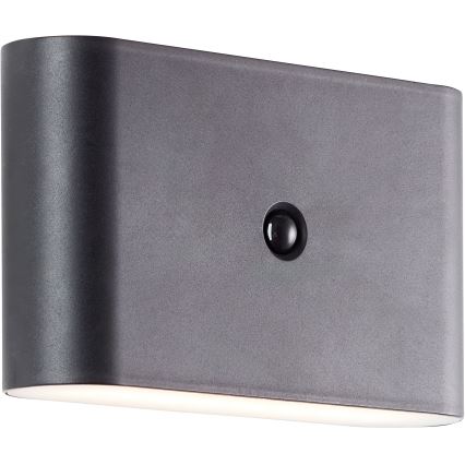 Brilliant - LED Väli laetav Seinavalgusti anduriga XINO LED/3W/5V 3600 mAh IP44 must