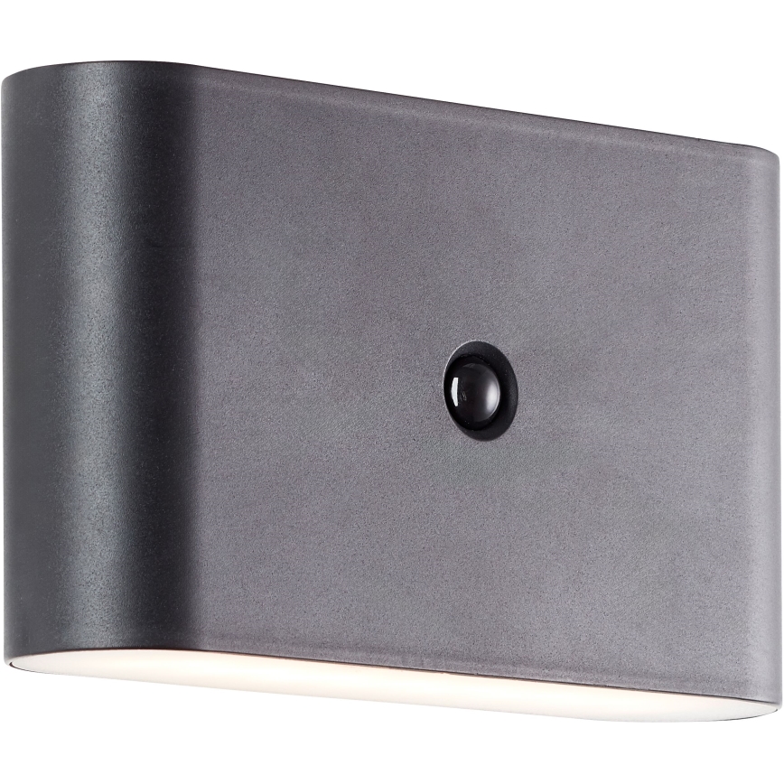 Brilliant - LED Väli laetav Seinavalgusti anduriga XINO LED/3W/5V 3600 mAh IP44 must