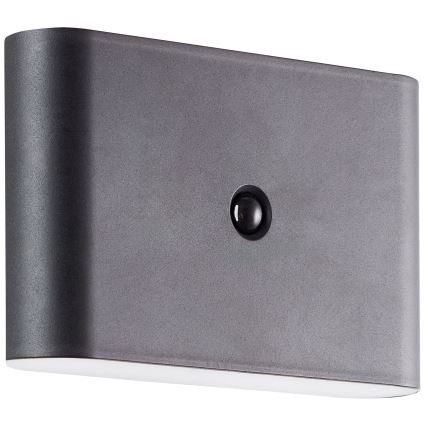 Brilliant - LED Väli laetav Seinavalgusti anduriga XINO LED/3W/5V 3600 mAh IP44 must
