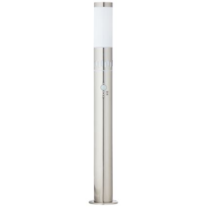 Brilliant - LED Välivalgusti anduriga LEIGH LED/0,9W/230V + 1xE27/11W 80 cm IP44 läikiv kroom