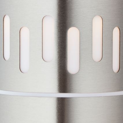 Brilliant - LED Välivalgusti anduriga LEIGH LED/0,9W/230V + 1xE27/11W 80 cm IP44 läikiv kroom