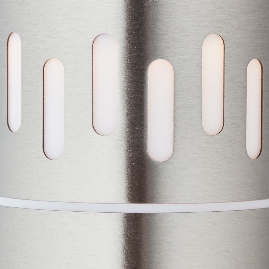 Brilliant - LED Välivalgusti anduriga LEIGH LED/0,9W/230V + 1xE27/11W 80 cm IP44 läikiv kroom