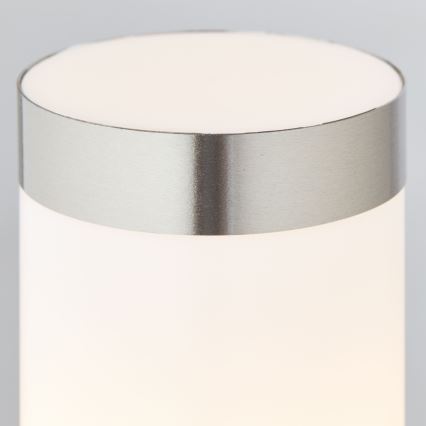 Brilliant - LED Välivalgusti anduriga LEIGH LED/0,9W/230V + 1xE27/11W 80 cm IP44 läikiv kroom