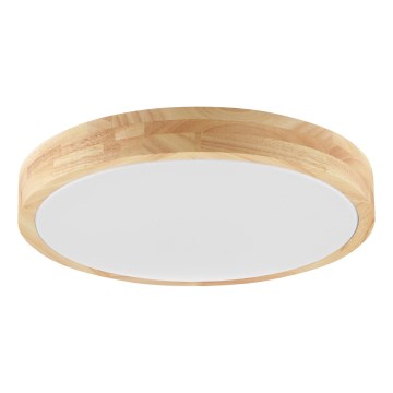Brilliant - LED vannitoa laelamp MOREEN LED/18W/230V 2700/4000/6500K läbimõõt 34 cm IP44 kautšukipuit