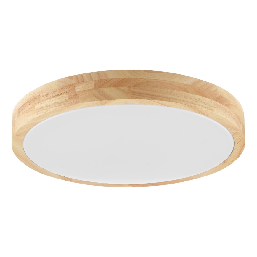 Brilliant - LED vannitoa laelamp MOREEN LED/18W/230V 2700/4000/6500K läbimõõt 34 cm IP44 kautšukipuit